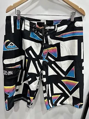 Quicksilver Board Shorts Size Vintage Y2K Men’s 36w Surf Wear • $26