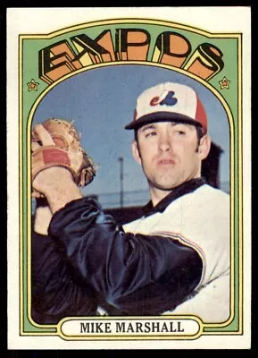 1972 Topps Mike Marshall Baseball Cards #505 • $3.68