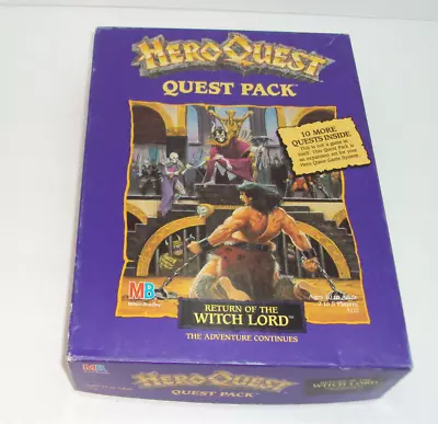 Milton Bradley Return Of The Witch Lord Heroquest Quest Pack • $64.75