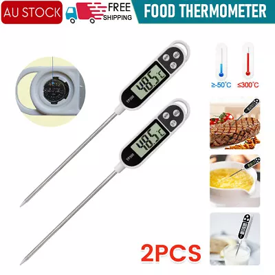 $14.02 • Buy Digital Cooking Kitchen Thermometer Food BBQ Meat Water Temperature Probe Gauge