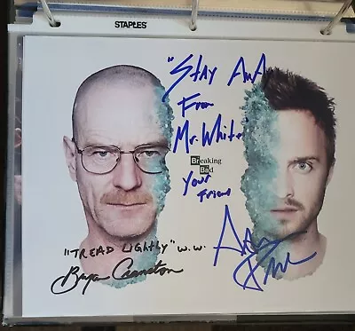 Brian Cranston + Aaron Paul In Breaking Bad! Authentic Autographed 8x10 Photo! • $19.99