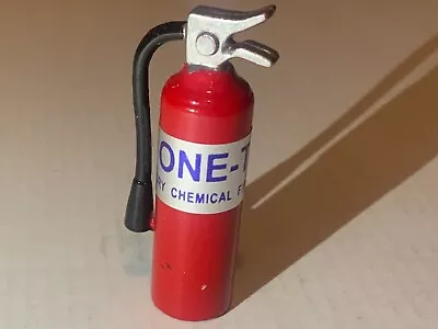 Fire Extinguisher 1:12 Scale Dollhouse Miniature 2-1/8” Red Fireman Medic 🔥🔥🔥 • $0.99