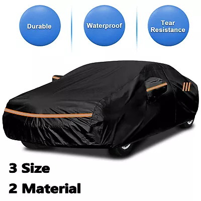 Waterproof Car Cover For Sedan Upgraded Material Outdoor Protection 210D / 420D* • $36.69