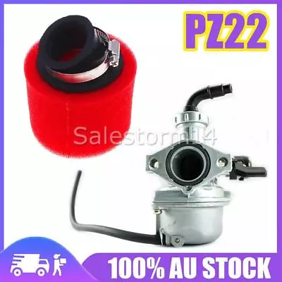 22mm Carburetor Carby PZ22 Air Filter For Honda XR50 CRF50 CRF70 XR70 Dirt Bikes • $24.99