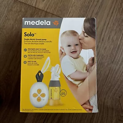 Medela Solo Single Electric Baby Feeding Cordless Portable Breast Milk Pump*NEW* • $44.33