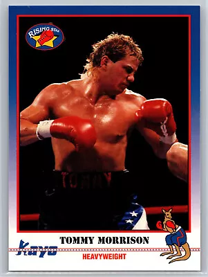 1991 Kayo Boxing Tommy Morrison Rookie Rising Star RC #060 • $2.33