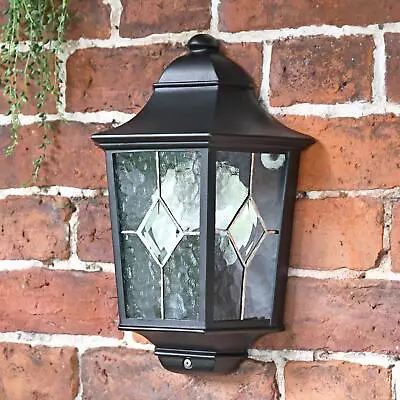 Traditional Victorian Half Lantern Wall Light - 36cm • £65