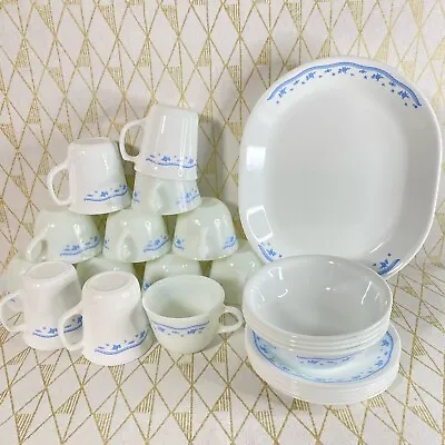 Vintage Corelle Morning Blue Dinnerware - By The Piece • $1.99