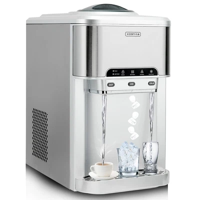 $179.99 • Buy Kognita HZB20YLR Countertop Ice Maker Water Cooler Dispenser Stainless Steel