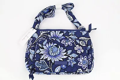 Vera Bradley Little Hipster Purse Bag Crossbody Topics Tapestry Blue 14543 P72 • $31.44