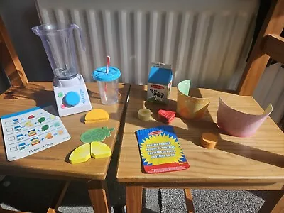 Melissa And Doug Smoothie Maker Playset Role Play Pretend Food Please Read • £5