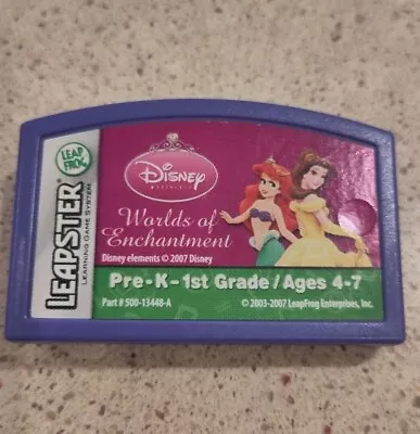 Leapster 2 Game - Disney Princesses - Worlds Of Enchantment - Used • £4