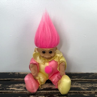 £18.44 • Buy Vintage Russ Troll Dolls Plush Toy Stuffed Animal Jester Clown Collectible 10 