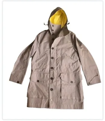 Burberry Brit Hooded Parka Jacket Elmstead Dark Canvas Trench Men’s Medium BNWT • $519.99