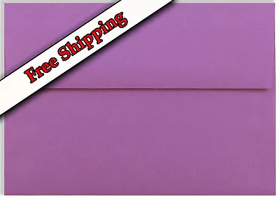 Amethyst Purple A2 70lb 4-3/8 X 5-3/4 Envelopes For Up To 4-1/8 X 5-1/2 Inserts • $9.60