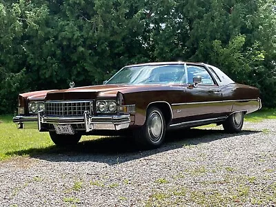 1973 Cadillac Eldorado Coupe  Saturn Bronze  | POSTER 24 X 36 INCH | Classic • $23.99