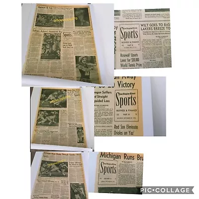 RARE! Pierce College MARK HARMON Football UCLA BRUINS 1971 & 1972 LA Times Sport • $49.99