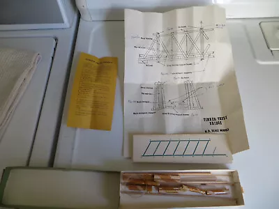 HD N-SCALE MODELS #70 Wood Truss Bridge 1:160 • $9.98