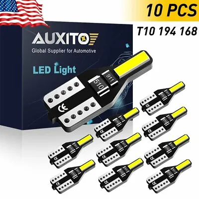 AUXITO T10 LED Light Bulbs Xenon White 192 168 194 2825 W5W Super Bright 6000K F • $8.99