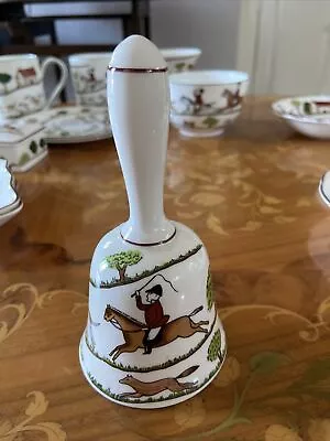 Crown Staffordshire Coalport Hunting Scene Bell Wedgwood • £15