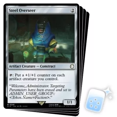 STEEL OVERSEER X4 Universes Beyond: Fallout Magic MTG MINT CARD • $2.79