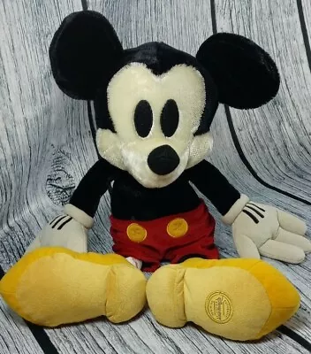 Treasure Mickey Mouse Mohair Doll Disney Store Exclusive 17  Chamois Feet Hands • $39.99