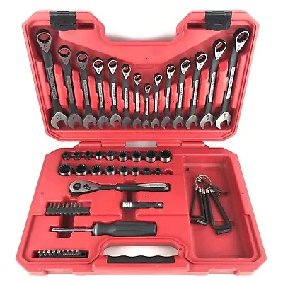 Craftsman Universal Mechanics Tool Set Socket Wrenches Inch / Metric Hex SAE MM • $160