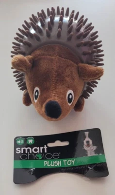 £5 • Buy X1 Bobble Ball Hedgehog - Brown - 17cm - Dog Toy