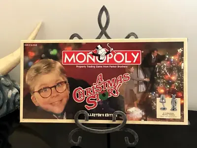 Monopoly A CHRISTMAS STORY Collector's Edition 2007 NEW Sealed 6 PEWTER TOKENS • $65