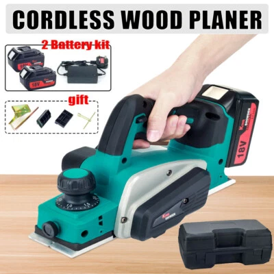 £62.99 • Buy Electric Cordless Wood Planer Machine Power Tool 82mm For Makita 18V Battery UK