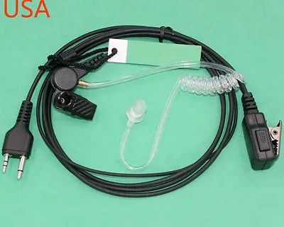 FBI Acoustic Tube Headset Earpiece Earphone Mic Midland Radios XT25 XT-25 • $8.99