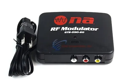 $15.95 • Buy RF Modulator TV Switch Audio Video RCA Ant Input To F Type Coax Output Converter