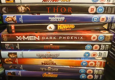 Marvel And DC Super-Hero Movies/TV/Animations DVD Choose From • £4.40