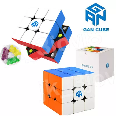 Gan 356 M Stickerless 3X3 Speed Cube GAN356 M Lite 3X3X3 Magnetic Speed Cube - • $42