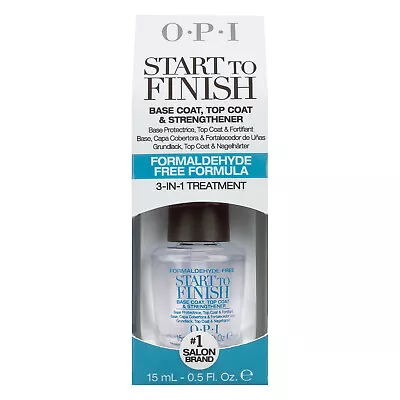 OPI Start To Finish 3-in-1 Treatment - Formaldehyde Free  0.5oz(Blue/T71) • $9.99
