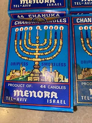 Original Vintage Box Of Twisted Chanuka Candles Menorah Israel • $3.99