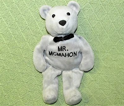 VINTAGE MR. McMAHON BEANBAG TEDDY 1999 WWF TITAN SPORTS ATTITUDE BEARS WRESTLING • $8.99