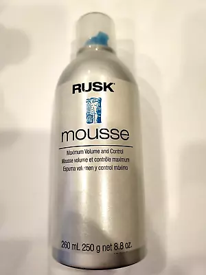 Rusk Maximum Volume And Control Mousse / Foam 8.8 Oz Free Shipping • $14.95