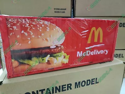 McDelivery  1:20 20ft Shipping Container Model ABS Resin & Wood New Box • £96.03