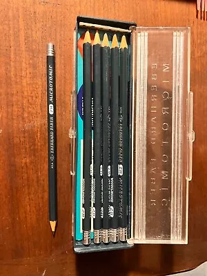 12 Vintage Eberhard Faber Microtomic 2H Woodclinched Pencils • $38