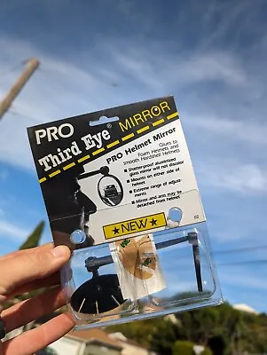 3rd Eye Pro Mirror Adhesive Fits Most Helmets Bicycle Bike Safety Visibility • $11.99