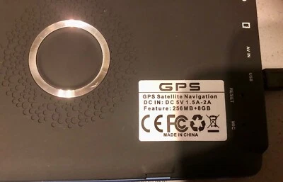 XGODY 886 7 Inch 8GB ROM 256MB RAM Sat Nav Portable GPS System • £5