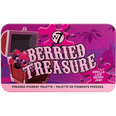 W7 Cosmetics Berried Treasure - Pressed Pigment 8 Colour Pinks Eyeshadow Palette • £6.69