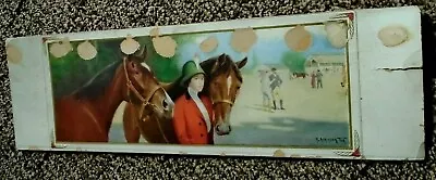 R. Atkinson Fox Signed Horse Racing Lady Horses 9.5 X12  Calendar Print 1920 • $39.99