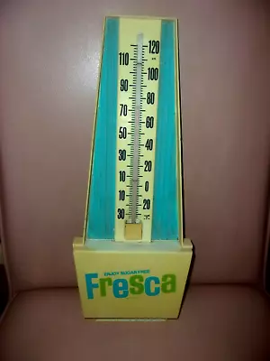 Vintage Large 18” FRESCA Molded Plastic Thermometer 1970's • $75