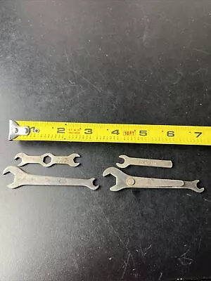 4 Vintage Wrench’s For Spark Plug/ Ignition Work Northeast Simms • $12.95
