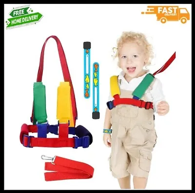 £6.61 • Buy Pinenuts Toddler Reins For Walking, Baby Walking Harness + 2 PCS Child Safety ID