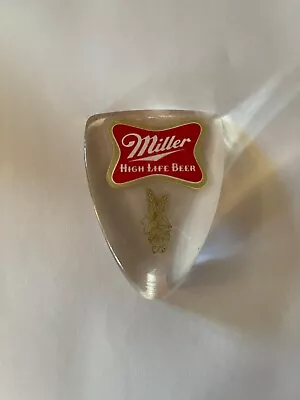 Vintage Miller High Life Acrylic Beer Tap Handle - Tap Marker SCRATCHES • $15