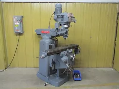 Clausing Kondia FV-1 Vertical Milling Machine J Head Mill 3 HP 48  X 9  • $3699.99