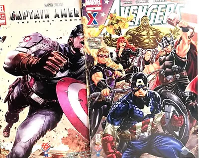 Captain America Issue 12 & Avengers Issue 14 Mix Lot Of 2 Comic Books AAFES • $35.20